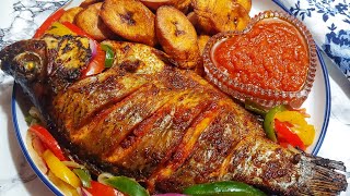 Poisson Braisé avec une Marinade Speciale  Cest le high level Baked tilapia [upl. by Lhok]