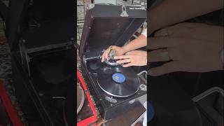 100 Year Old Antique Gramophone Music System 😱 ytshort shorts [upl. by Latimore]