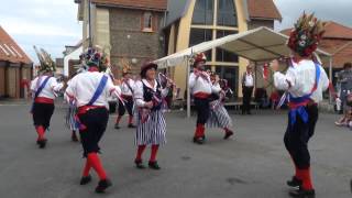 Barley Brigg of Suffolk dancing Clitheroe at the Potty Morris festival 2014 [upl. by Anaeel]