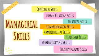 Managerial Skills How to Be a Great Manager [upl. by Leorsiy]