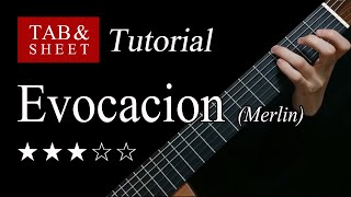 Evocacion  Guitar Lesson  TAB [upl. by Dominick918]