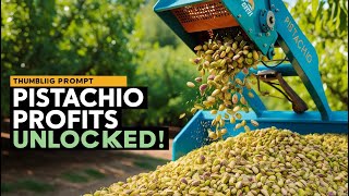 Pistachio Harvest Made EASY The Modern Technology Transforming US Agriculture gardening ideas [upl. by Norraj420]