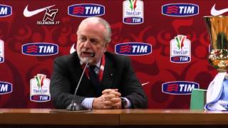 Coppa Italia De Laurentiis quotNotizie confusequot [upl. by Hcirdeirf669]