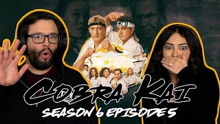 Cobra Kai Season 6 Ep 5 First Time Watching TV Reaction [upl. by Nylrad]