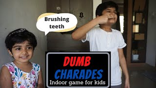 Dumb Charades Challenge  Easy and fun indoor game for kids  Action words [upl. by Erving]