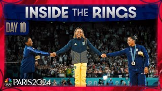 Gymnastics goes out with a bang track takes the spotlight on Day 10 of Olympics  Inside the Rings [upl. by Shela]