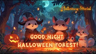 Goodnight Halloween Forest 🐿️👻🎃 Spooky Halloween Bedtime Story  Cozy in Bed [upl. by Cavanagh]