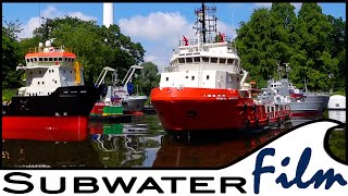 Amazing RC SHIPS  Offshore HAMBURG  Show in Planten un Bloomen [upl. by Gnov]