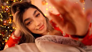 ASMR • Cozy Girlfriend Cuddles You To Sleep💗💤 affirmations face touching hair play [upl. by Lidah]