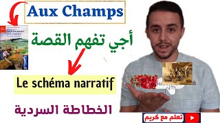 Aux Champs le schéma narratif الخطاطة السردية [upl. by Fisken]