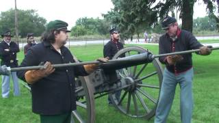 How To Load and Fire Civil War Cannon [upl. by Vevay]