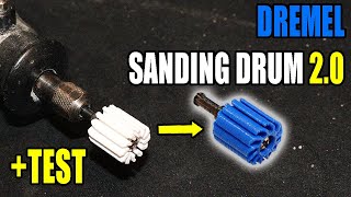 3D Printed DREMEL Sanding Drum 20 Testing 1020 In PLA [upl. by Hnoj]