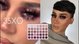 MORPHE 35XO  In depth Tutorial  Swatches  Holiday Collection MorpheBrushes [upl. by Rafaelof406]