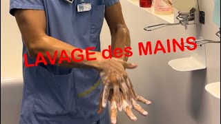 Lavage des mains CHIRURGICAL  partie 1 [upl. by Aerdnac]