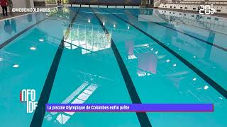 La piscine Olympique de Colombes enfin prête [upl. by Ahsemo]