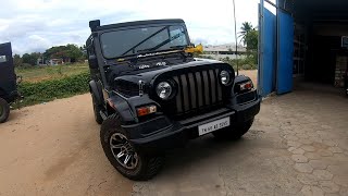 Mahindra Thar Modified  Mahindra Thar Modified Interiors  Jeep Modification Coimbatore  Tamil4U [upl. by Hayarahs907]