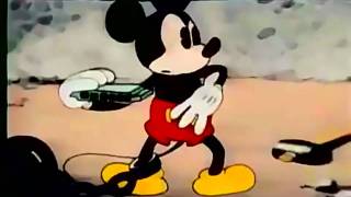 Mickey Mouse  The Chain Gang 1930 HD colorized [upl. by Ainigriv]