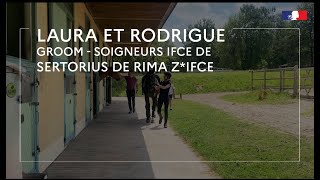 Laura et Rodrigue soigneurs de Sertorius de Rima ZIFCE [upl. by Akira]