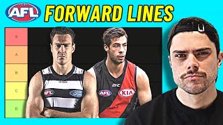 Ranking Every AFL FORWARD LINE 2024 Tier List [upl. by Imoan]