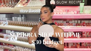 SHOP WITH ME AT SEPHORA  30 BUDGET  Sephora Haul [upl. by Bushore]