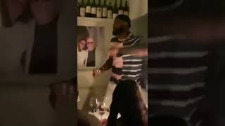 LeBron James Grooving at Diddys Party to Migos Song  Celebrity Dance Moves [upl. by Tully]