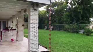 Cadenas de Lluvia de Cobre  Rain Gutters Solution [upl. by Gamaliel]