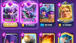 49 Elixir Deck with mega knight evolution against trending deck [upl. by Enelrae]