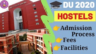 DU hostels Admission fees facilities  all details🔥 du hostel life  knowducation [upl. by Llewol]