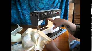 Demonstration Video of a Vintage Viking 6690 Sewing Machine [upl. by Eldreeda]