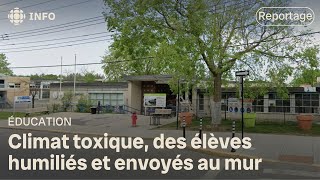 Québec ordonne une enquête sur 11 enseignants d’une école primaire de Montréal [upl. by Naashom]