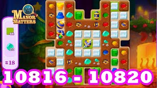 Manor Matters 10816  10820 HD Gameplay 3 match Walkthrough  Android IOS  10817  10818  10819 [upl. by Baskett]