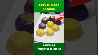 Nilupak na saging  Perfect meryenda recipe shorts [upl. by Ahcirt]