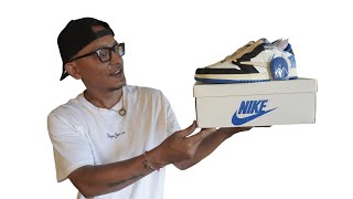 Travis Scott Fragment X Air Jordan 1 low from BASKICK [upl. by Nicram477]