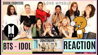 REACTION BTS 방탄소년단  IDOL  We Are JUNGSHOOK  Shook Counter  LOUD BANGTAN Fans React [upl. by Pippa]