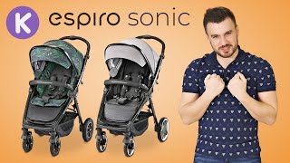 Новые прогулочные коляски Espiro Sonic и Эспиро Соник Air Видео обзор прогулочной коляски 2020 [upl. by Meedan383]