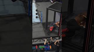 Rock Escape Reigns Spear to the Chamber in WWE 2K24 ytviral shorts [upl. by Aicirtam]