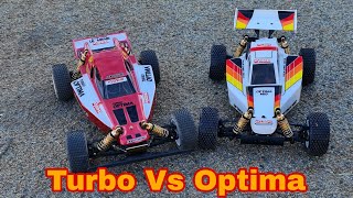 Kyosho Turbo Optima Vs Optima Mid  Best kit buggies kyosho [upl. by Eirallam]