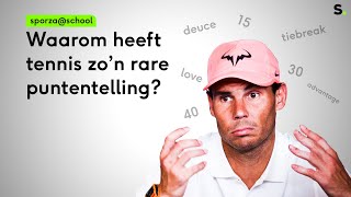 Waarom heeft tennis zon rare puntentelling  Sporza  school 17 [upl. by Yobybab716]