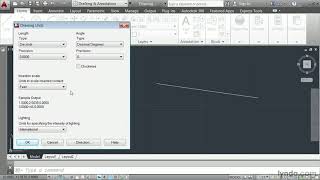 AutoCAD Tutorial  Defining a unit of measure [upl. by Atiugram399]