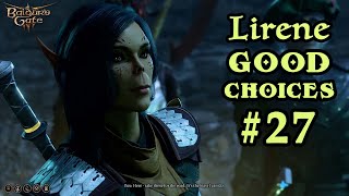 Baldurs Gate 3  Lirene the Githyanki Cleric of Mielikki Playthrough Part 27 Good Choices [upl. by Hsuk]