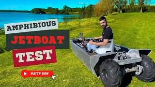 Jet Boat AMPHIBIAN Water Test [upl. by Marba]