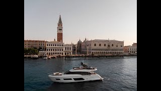 Luxury Flybridge Yacht  Ferretti Yachts 670 24 hours in Venice  Ferretti Group [upl. by Matti]