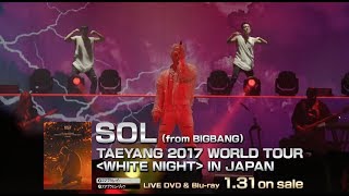 SOL from BIGBANG  RINGA LINGA TAEYANG 2017 WORLD TOUR WHITE NIGHT IN JAPAN [upl. by Torras327]