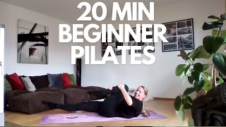 BEGINNER PILATES  Warm up Core Legs Butt Arms and Stretching by Pilates with Style [upl. by Yadseut]