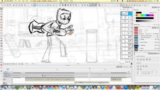 Randy Cunningham 9th Grade Ninja Rough Animation Using Toon Boom Storyboard Pro [upl. by Sadie452]