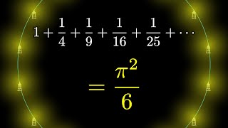 Why is pi here And why is it squared A geometric answer to the Basel problem [upl. by Ibot]