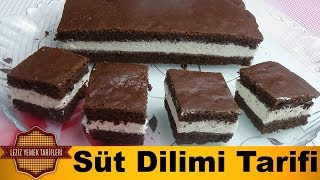 Süt Dilimi Tarifi  Sütlü Tatlılar [upl. by Eitsyrk]