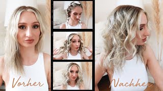 Voluminöse LOCKEN OHNE HITZE  Beach Waves Tutorial ohne Lockenstab [upl. by Desdamona]