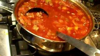 Homemade MEAT CHILI recipe  No Bean Chili cooking [upl. by Chui]