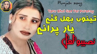 Tanu Bhul Gae Yar Puranay  Punjabi Sad Song Naseebo lal  Fizamukhtar138 [upl. by Eybbob216]